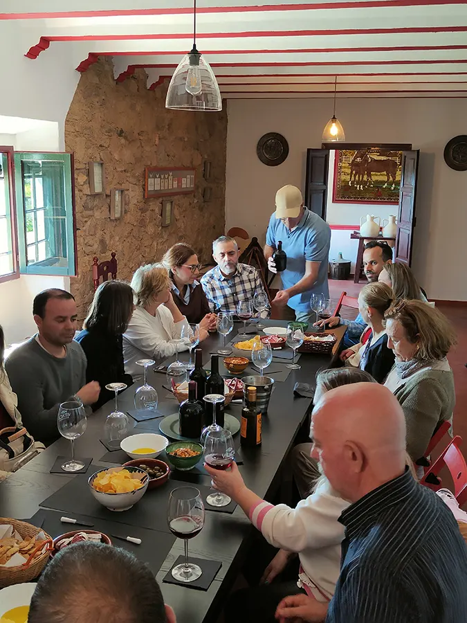 cata de vino en territorio lince